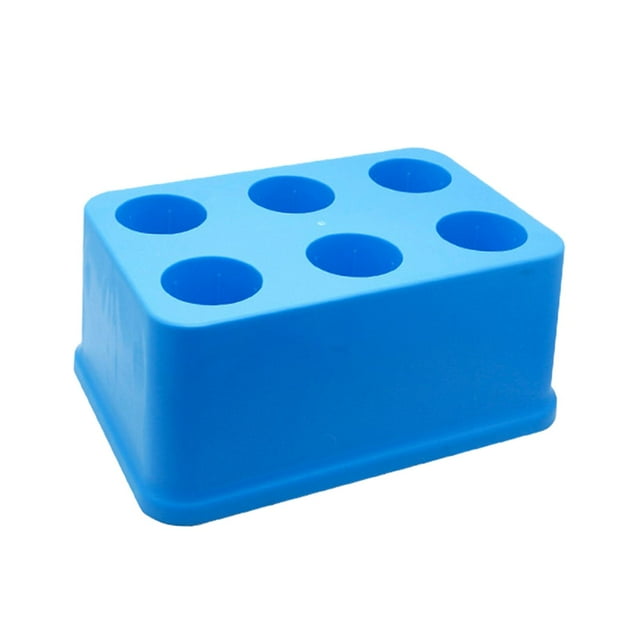 Soporte de herramientas CNC, funda con soporte de almacenamiento, soporte portátil con agujeros, herramientas de corte, caja colectora, bandeja de para azul