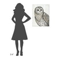 thumbnail image 4 of Global Gallery's 'Beautiful Owls IV' by Daphne Brissonnet Stretched Canvas Wall Art, 4 of 4