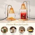 thumbnail image 6 of Candle Warmer Lamp for Yankee Candles with Timer & Height Adjustable, Amber, 6 of 8