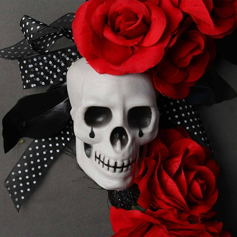 Skulls and Roses - Cedar Ornament Skulls and Roses - Cedar Ornament