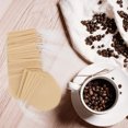 thumbnail image 7 of Tutuviw 100Pcs Tea Filter Bag Empty Loose Leaf Tea Bags 2.95 Inch Disposable Drawstring Round Tea Filter Bags for Tea Coffee Bags, Bath Spice Herbs Brewing Soup Bags(Wood Color), 7 of 7