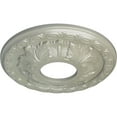 thumbnail image 3 of Ekena Millwork 11 3/8"OD x 3 5/8"ID x 1 1/8"P Leaf Ceiling Medallion (Fits Canopies up to 4 3/4"), Hand-Painted Flash Copper, 3 of 7