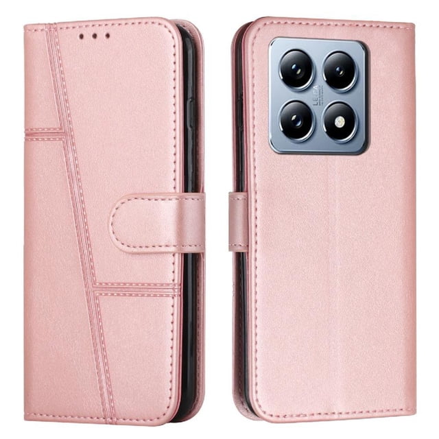Funda Flip para FOXDOCK Xiaomi 14T 5G – Carcasa delgada y resistente a impactos con soporte para uso diario y profesional