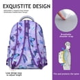 thumbnail image 5 of "Trendy Butterfly Floral Bookbag - Large School Backpack for Teens & Adults, Water-Resistant & Comfortable, Fashionable Gift", 5 of 6