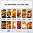 thumbnail image 5 of Martha Stewart 34 QT French Door Air Fryer Toaster Oven, Countertop Convection, 12-in-1, Linen Cream, 5 of 9