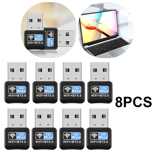 DQrwqpou Tarjeta Red Inalámbrica 150 Mbps Controlador Gratuito Mini Adaptador USB para PC Escritorio