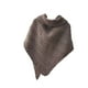 thumbnail image 2 of Qarigey Chal de mujer, abrigos cálidos de otoño, bufanda de hombro de Color sólido, Poncho, decoración de moda, prendas de vestir Accesorios de disfraces Café, 2 of 6