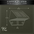thumbnail image 5 of Classy Caps Electroplated Copper Solar Deck and Wall Light, 5 of 8