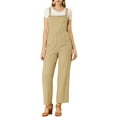 thumbnail image 2 of Allegra K Women's Ruffled Neck Country Style Jumpsuits, 2 of 6