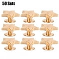 thumbnail image 1 of Garosa Star Shape Rivet,50 Sets Star Shape Rivet 12MM Flat + Screw Clothes Accessory Anti‑Corrosion Zinc Alloy,Belt Rivet, 1 of 8