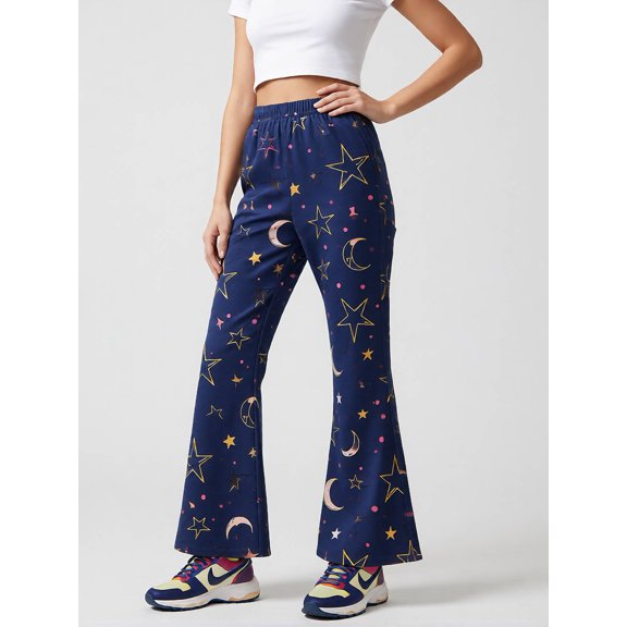 Girls High-Quality Urban Flare Leggings Relaxed-Fit Bell Bottoms Bootcut Trousers for Kids Girls Age 3-13