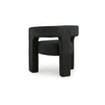 thumbnail image 6 of Signature Design by Ashley Landick Modern Boucle Barrel Accent Chair, Black, 6 of 8