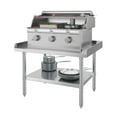 thumbnail image 1 of Stainless Steel Equipment Stand 28" x 24" with Undershelf, [NSF Certified][Heavy Duty] Stand Grill Table, Commercial Prep &amp; Work Table for Home, Restaurant, Hotel, 1 of 9