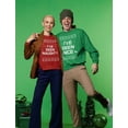 thumbnail image 4 of Naughty & Nice Sweatshirt Men Women Couple Matching Ugly Christmas Sweater Style Nice Green Small / Naughty Red Medium, 4 of 6