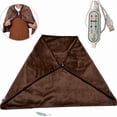 thumbnail image 6 of Usb Electric Shawl Blanket - Brown a Cushion Backrest with Warm Knee Pads, Removable and Washable 5V Temperature Control Large Shawl, 6 of 8