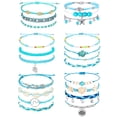 thumbnail image 1 of Set de pulseras Hicarer Surfer Wave Waterproof para mujer (21 piezas), 1 of 7