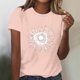 thumbnail image 2 of Tops Cortos para las Mujeres Blusas Impresas Manga Corta Cuello Redondo, Tops de Blusa para las Mujeres Primavera Verano Casual, 2 of 4