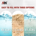 thumbnail image 4 of Base para paraguas ABCCANOPY, llena de agua, 22 kg, muy resistente, negra, 4 of 8