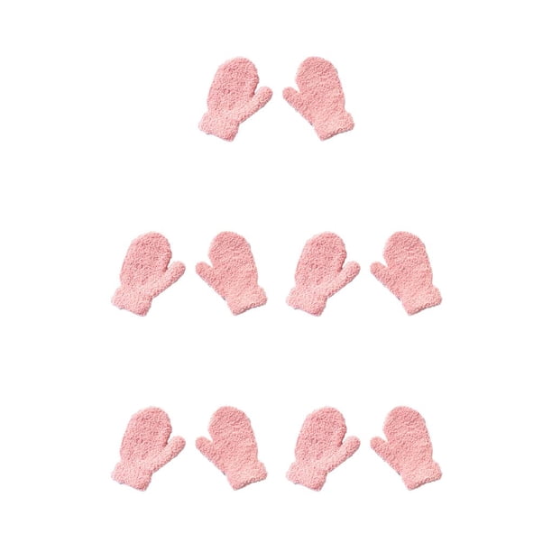 Sonducket 1 par de manoplas para niños, accesorio de ropa, calentador de manos de Color sólido, manopla cómoda para niños pequeños para Type2 NO2