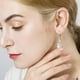 thumbnail image 2 of Boucles D'oreilles Pendantes,perle De Culture Grise Et Blanche, 18k Argent Or Plaqu,longues Perces Pour Femme Fille Cadeau, 2 of 5