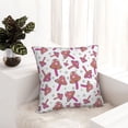 thumbnail image 6 of Pofeuu Purple Mushroom Print Double-sided plush pillowcase Square Throw Pillow Covers Pillows Cover for Living Room Bedroom Sofa Couch Cushion Cover（No pillow core）-16"x16", 6 of 7