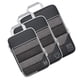 thumbnail image 2 of Kit de cubo de embalaje de compresión de 3 piezas, diseño de malla, visible, impermeable, portátil para viajes, uso diario, negro, 2 of 10