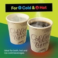 thumbnail image 3 of EconoHome 10 oz 100 Pack Disposable Coffee Paper Cups - Paper Cups for Hot and Cold Drinks, Tea, Water, and Juice, 3 of 4