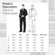 thumbnail image 2 of Chaqueta tipo blazer Barry.Wang de poliéster ligera para hombre, 2 of 8