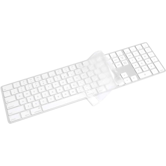 GadgetCom Keyboard Cover Compatible with Magic Keyboard with Numeric Keypad imac24 2021 / Mac Studio 2022 , Ultra Thin Clear TPU Protective Skin