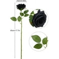 thumbnail image 2 of Artificial Rose Flower Blush Flowers Pink Roses Silk Flowers pcs with Long Stem Silk Roses Bouquet for Wedding Bridal Shower Party Home Decoration, 2 of 5