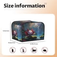 thumbnail image 5 of Goofa Pond Cute Axolotl Print Toaster Cover 4 Slice, Four Slice Bread Machine Cover Quilted Toaster Covers Bread Maker Cover Kitchen Appliance Cover, 5 of 7
