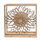 thumbnail image 1 of Servilletero de Madera con Diseño de Girasol Hecho A Mano para Decoración Rústica de Granja. Dispensador de Mesa y Cocina., 1 of 5