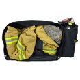 thumbnail image 3 of Lightning X Fireman's Value Edition XL Firefighter Step-in Turnout Gear Bag w/Wheels, Helmet Pocket & Maltese Cross for First Responder Black, 3 of 3