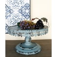 thumbnail image 4 of DecMode Rustic 10 X 16 Inch Iron Bunting Rim Cake Stand, 4 of 4