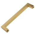 thumbnail image 2 of GlideRite 5 in. Center Solid Square Bar Cabinet Pull, Brass Gold, 2 of 3