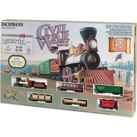 Bachmann 00709 HO Civil War Confederate Train Set - Walmart.com