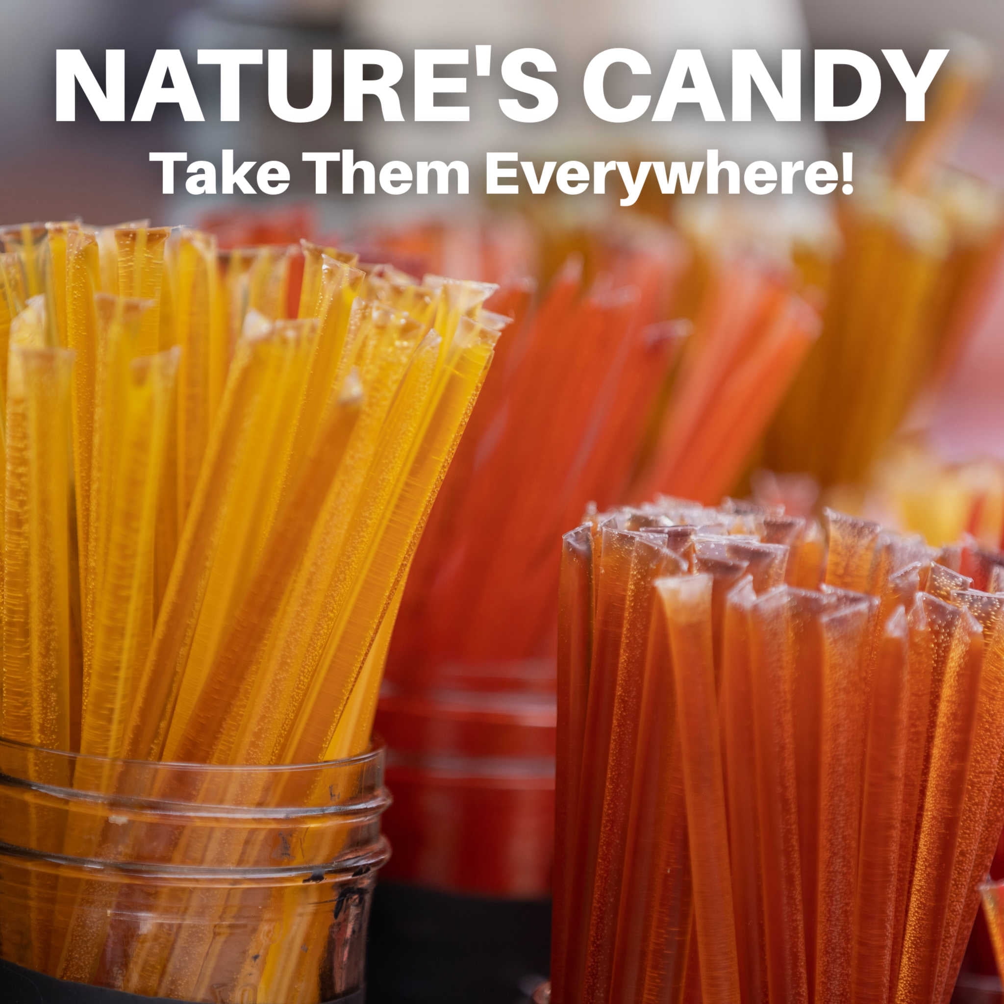 HoneyPlusCo | 100% Natural Honey Sticks - Watermelon (Flavored) (25 Pack)