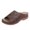 Brown, variant on gakvbuo Summer Slippers For Women Indoor And Outdoor Wide Walking Outdoor SlippersSummer Ladies Embroidered Sandals Casual Footwear Casual Roman Slippers