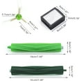 thumbnail image 6 of Replacement Parts for iRobot Roomba i8 i8+ i7 i7+ i6 i6+ i4 i3 i3+ Plus J7 E5 E6 E7 i&E&J Series Vacuum Cleaner, 1 Set of Multi-Surface Rubber Brushes + 3 HEPA Filters + 3 Edge-Sweeping Brushes, 6 of 7