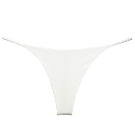 

QWZNDZGRSeamless Sexy Underwear Low Waist G-String Women Fashion Pure Color Thong Breathable Thin Comfortable Panties Black White Red