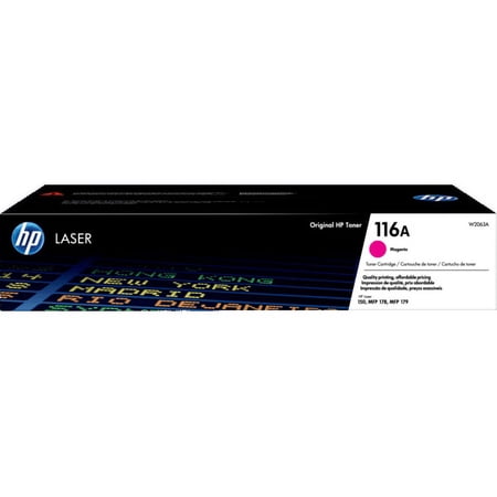 UPC: 0193424172771 | HP 116A (W2063A) Toner Cartridge  Magenta