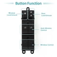 thumbnail image 3 of Interruptor de ventana eléctrica del lado del conductor delantero izquierdo único para Nissan Pathfinder 2012 No. 25401ZL10A, 3 of 7