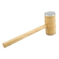 thumbnail image 5 of Aluminum Alloy Non-slip Wooden Handle Meat Hammer for Softening Chicken Pork Beef, 5 of 8