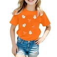 thumbnail image 4 of Byoo Halloween T Shirt for Boys Ghost Print Short Sleeve T-Shirt Kids Casual Tee Shirt, 4 of 4