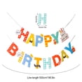 thumbnail image 4 of Destyer 1pcs Set 16.4ft Rainbow Paper Card Happy Birthday Sign For Birthday Party Birthday Banner Happy Birthday Banner, 4 of 6