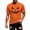 Orange, variant on Skeleton Rib Cage Men's Skeleton T-Shirt Halloween Novelty Art Tees Orange M