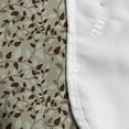 thumbnail image 4 of Flower Microwave Oven Cover, Floral Buds Design with Leaves Swirls Abstract in Tones Modern Art Print Image, Water Resistant Organizer with Pockets Kitchen, 36" x 12", Brown and Khaki, by Ambesonne, 4 of 4