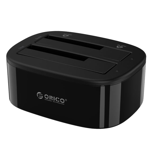 ORICO 6228US3 USB3.0 Dual Bay 2.5/3.5 pulgadas HDD SSD Estación de acoplamiento (Reino Unido)