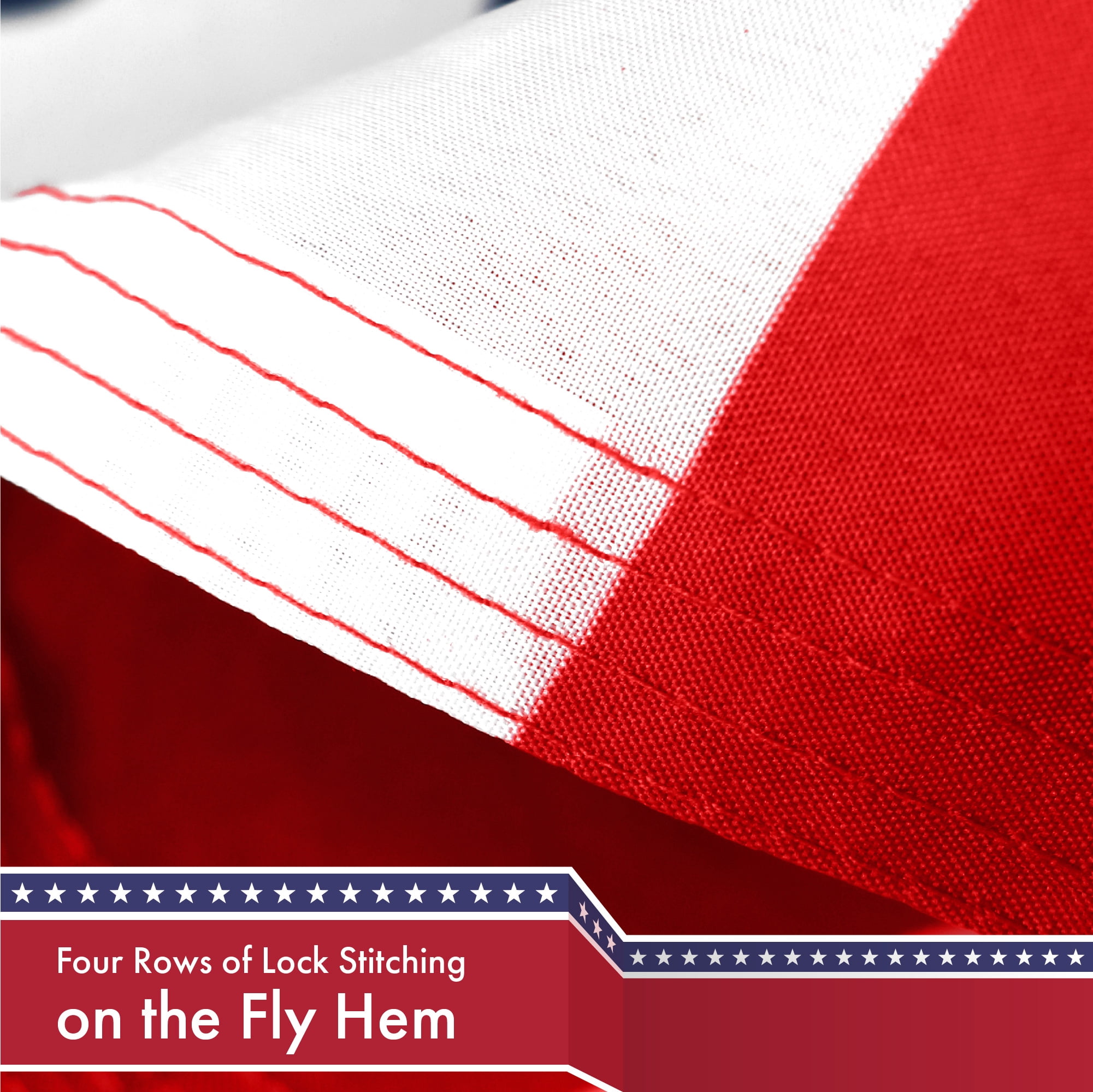 G128 Combo Pack: USA American Flag 3x5 Ft 150D Printed Stars & Bennington Flag 3x5 Ft 150D Printed