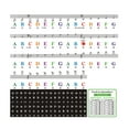 thumbnail image 2 of Colcolo 3xPiano Sticker Music Note Removable for 88 /61/ 54/ 49/37 Key Enthusiasts, 2 of 8